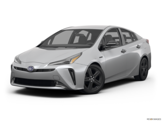 2022 toyota prius angled front