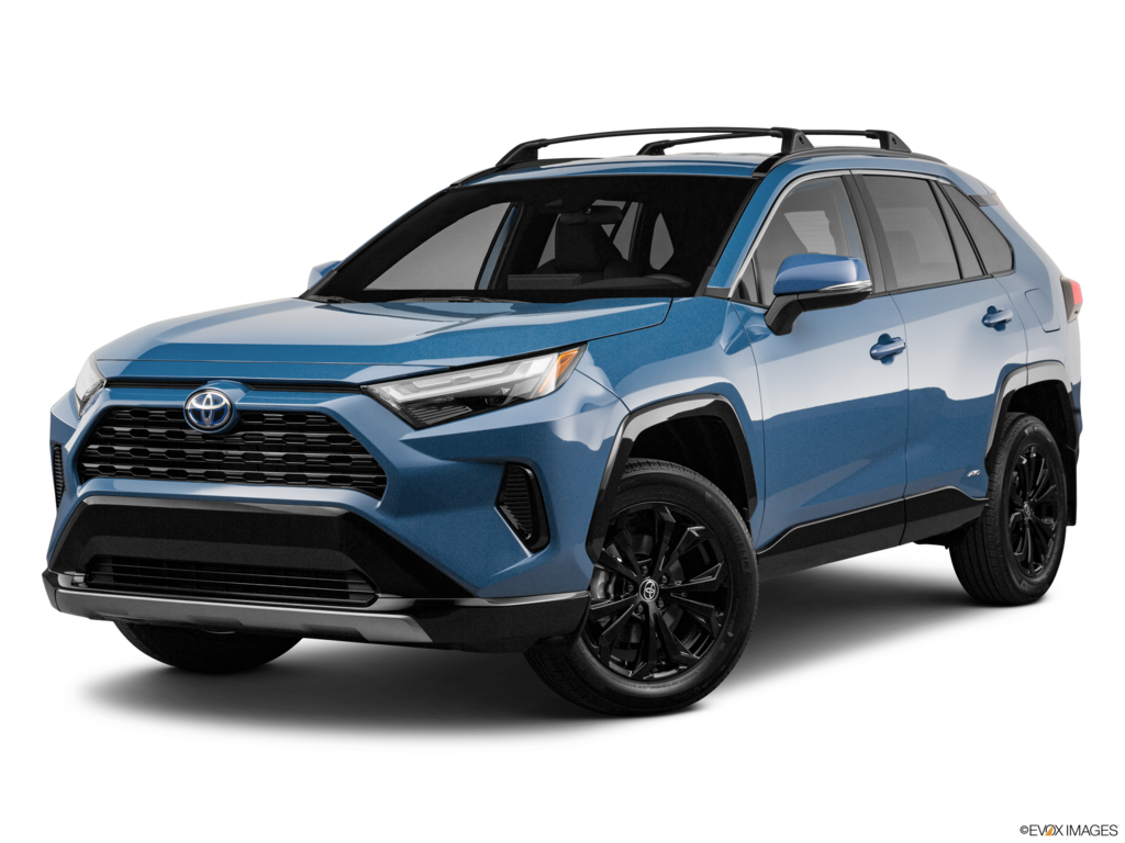 2022 toyota rav4-hybrid angled front