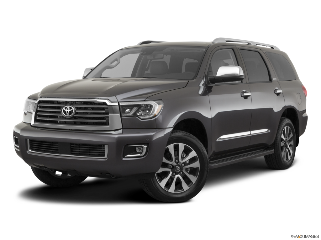 2022 toyota sequoia angled front