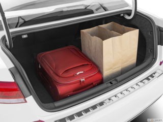 2022 volkswagen passat cargo area with stuff