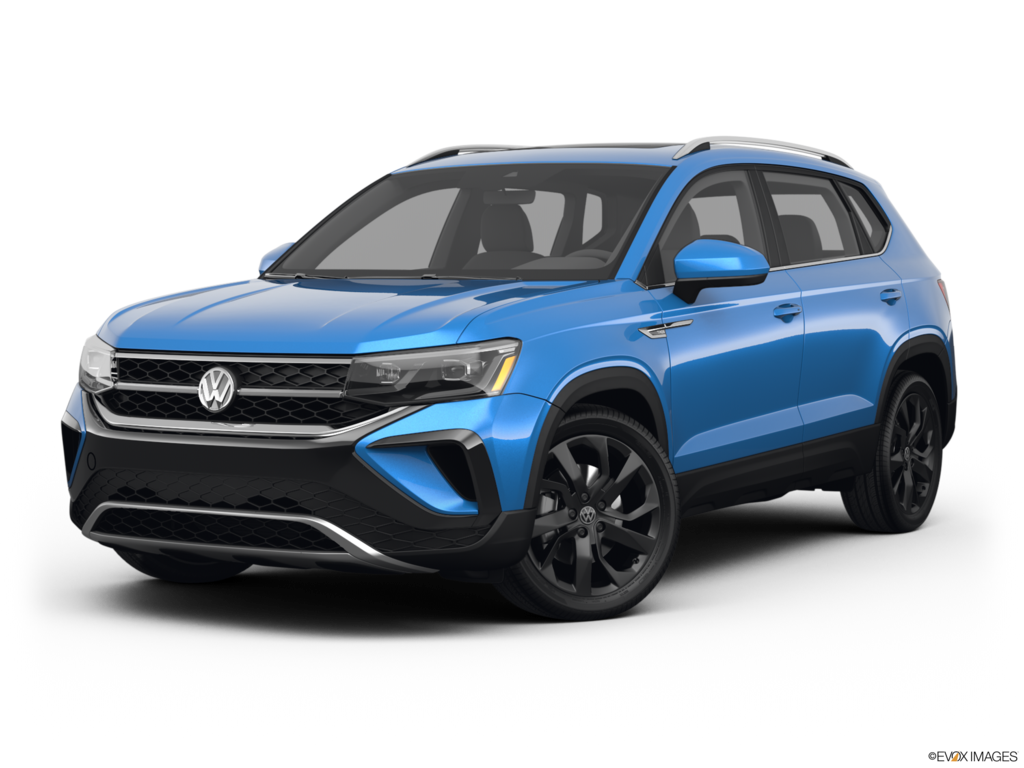 2022 volkswagen taos angled front