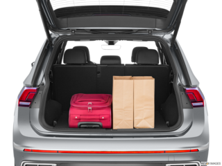 2022 volkswagen tiguan cargo area with stuff