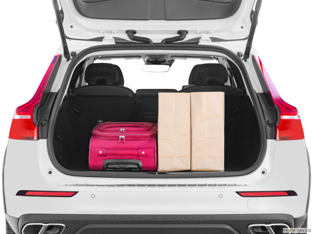 2022 volvo v60-cross-country cargo area with stuff