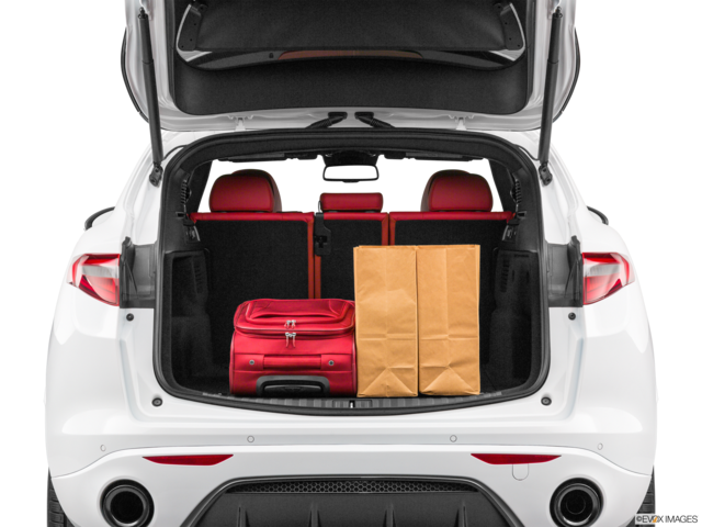 2023 alfa-romeo stelvio cargo area with stuff