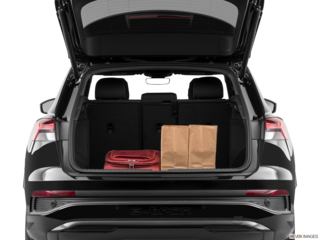 2023 audi q4-e-tron cargo area with stuff