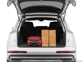 2023 audi q7 cargo area with stuff