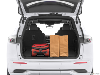 2023 buick enclave cargo area with stuff