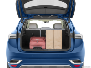 2023 buick envision cargo area with stuff