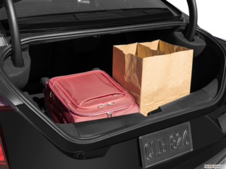 2023 cadillac ct4 cargo area with stuff