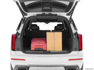 2023 cadillac xt6 cargo area with stuff