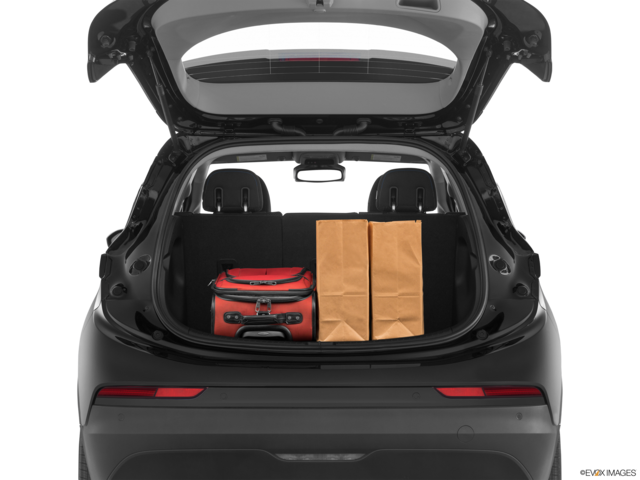 2023 chevrolet bolt-ev cargo area with stuff