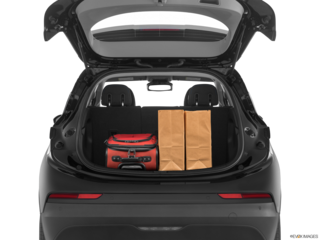 2023 chevrolet bolt-ev cargo area with stuff