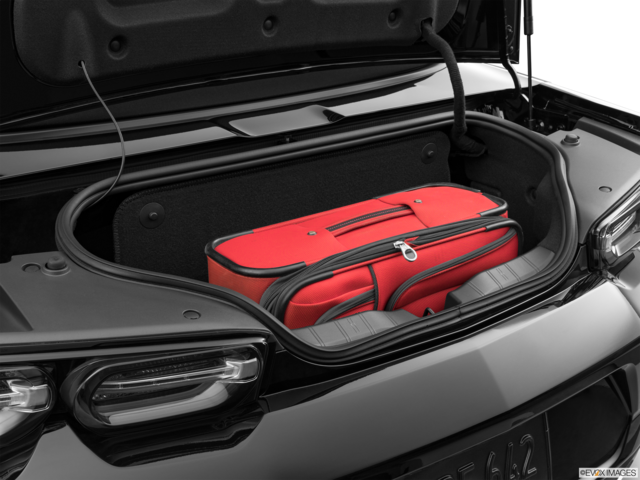 2023 chevrolet camaro cargo area with stuff