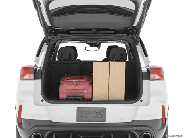 2023 chevrolet trailblazer cargo area with stuff