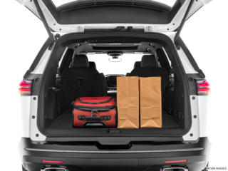 2023 chevrolet traverse cargo area with stuff