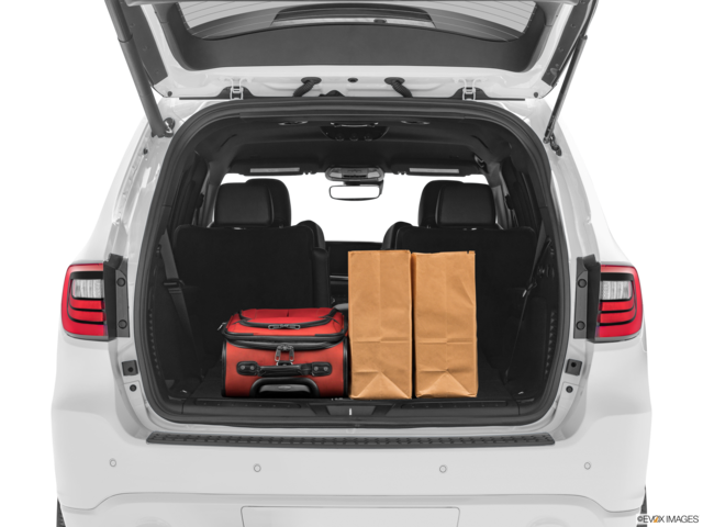 2023 dodge durango cargo area with stuff