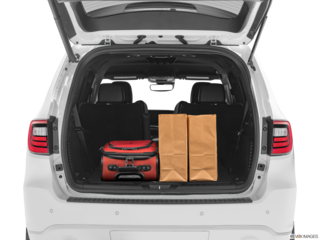 2023 dodge durango cargo area with stuff