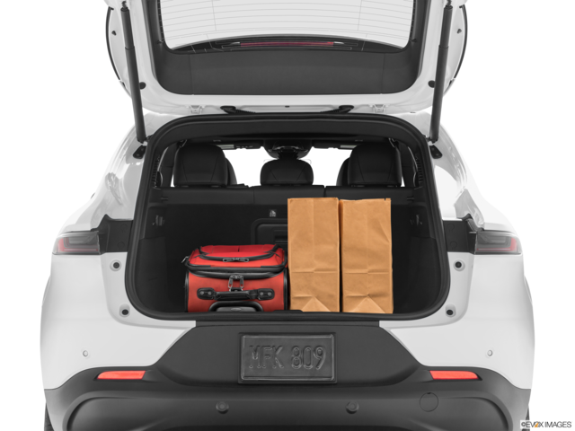 2023 dodge hornet cargo area with stuff