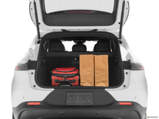 2023 dodge hornet cargo area with stuff