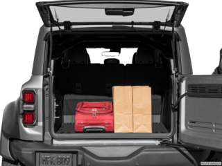 2023 ford bronco cargo area with stuff