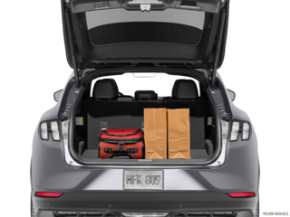 2023 ford mustang-mach-e cargo area with stuff