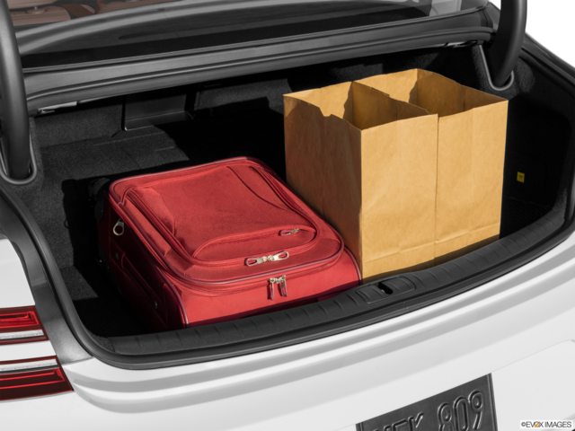 2023 genesis electrified-g80 cargo area with stuff