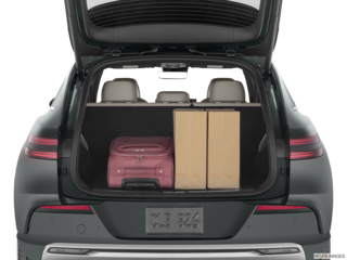 2023 genesis electrified-gv70 cargo area with stuff