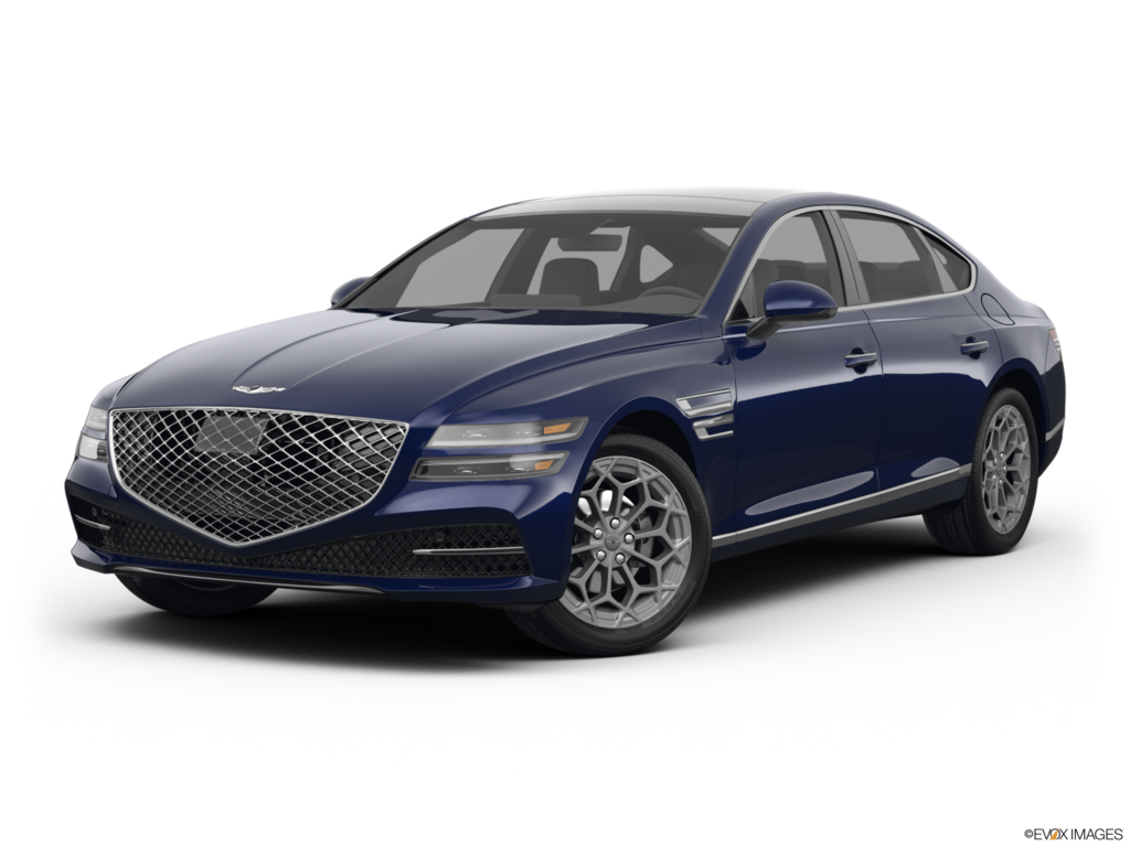 2023 genesis g80 angled front