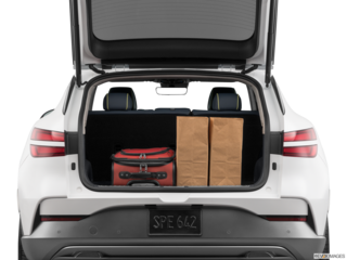 2023 genesis gv60 cargo area with stuff