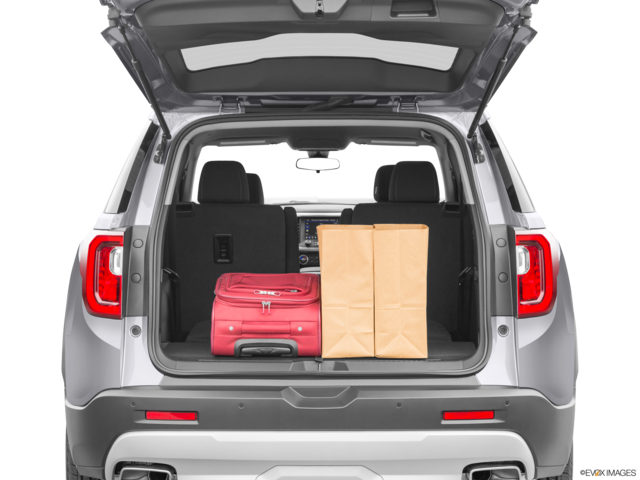 2023 gmc acadia cargo area with stuff