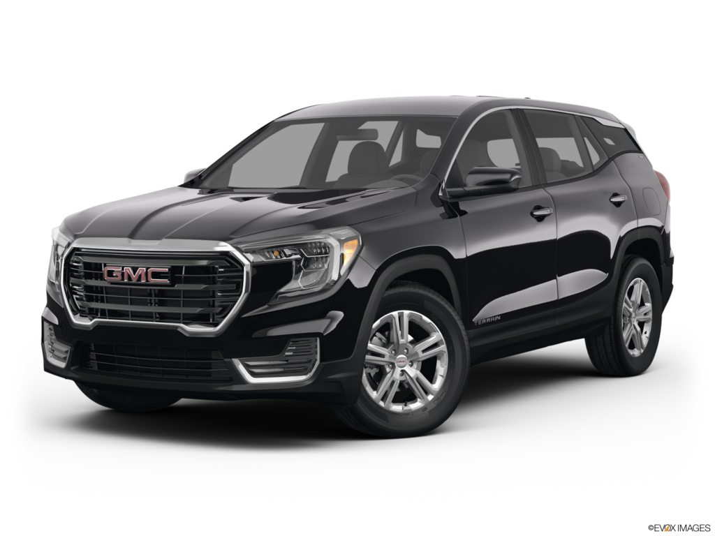 2023 gmc terrain angled front