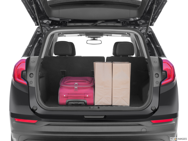 2023 gmc terrain cargo area with stuff