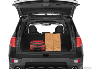 2023 honda passport cargo area with stuff