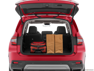 2023 honda pilot cargo area with stuff