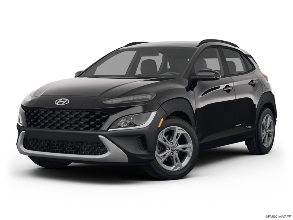 2023 hyundai kona angled front