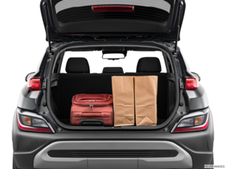 2023 hyundai kona cargo area with stuff