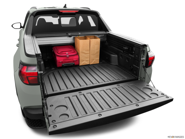 2023 hyundai santa-cruz cargo area with stuff