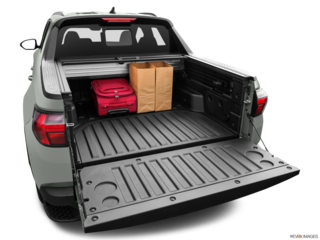 2023 hyundai santa-cruz cargo area with stuff