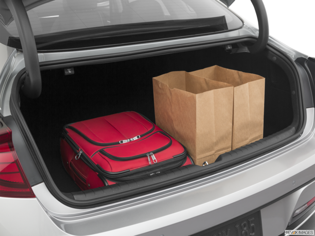 2023 hyundai sonata-hybrid cargo area with stuff