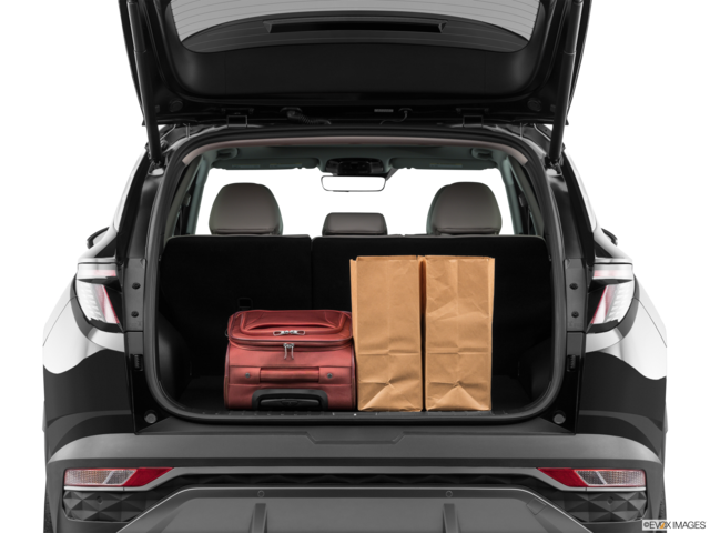 2023 hyundai tucson-hybrid cargo area with stuff