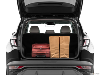 2023 hyundai tucson-hybrid cargo area with stuff