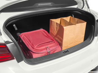 2023 infiniti q50 cargo area with stuff