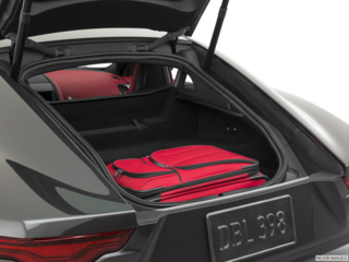 2023 jaguar f-type cargo area with stuff