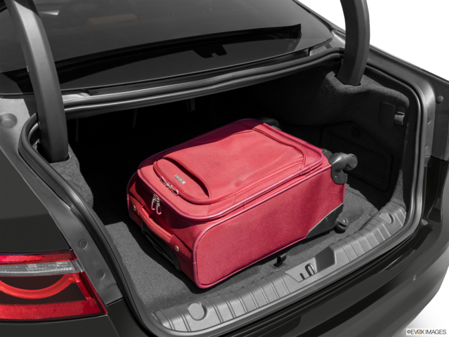 2023 jaguar xf cargo area with stuff