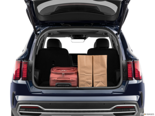 2023 kia sorento-hybrid cargo area with stuff