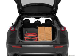 2023 mazda cx-30 cargo area with stuff