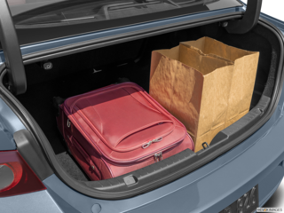 2023 mazda mazda3 cargo area with stuff