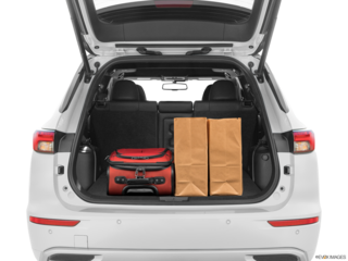 2023 mitsubishi outlander cargo area with stuff