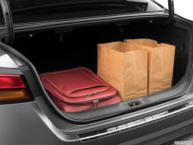 2023 nissan altima cargo area with stuff