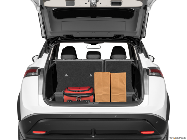 2023 nissan ariya cargo area with stuff